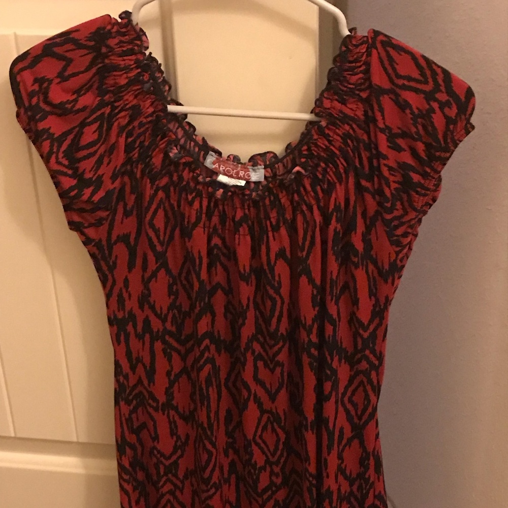 Red and Black shirt